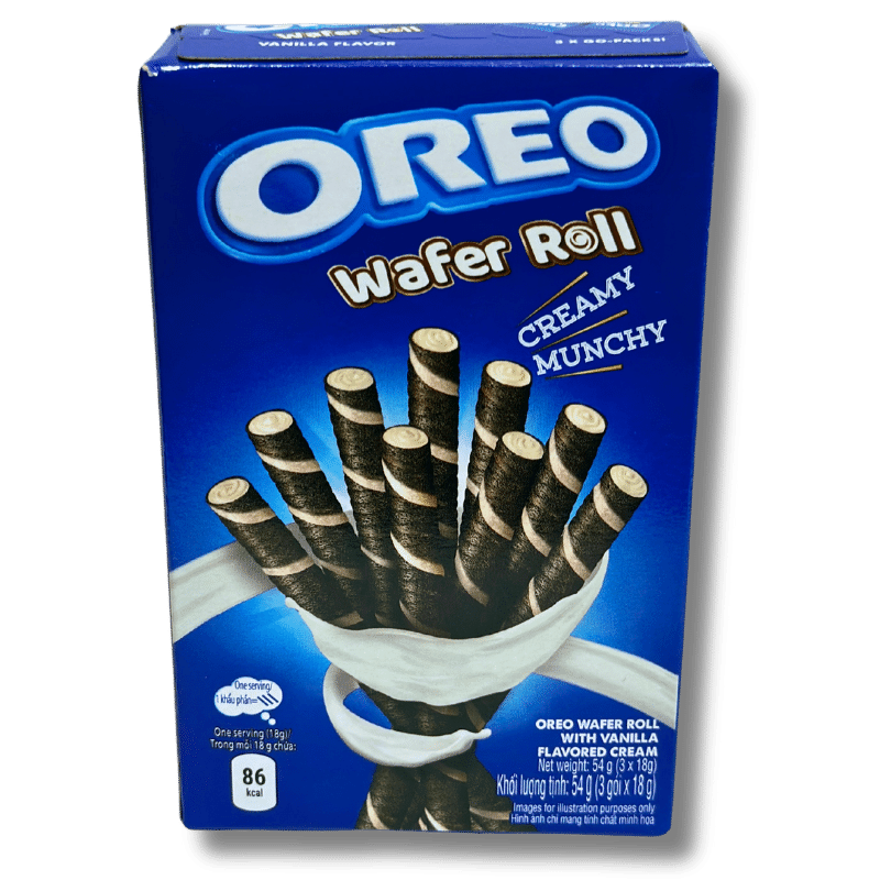 - Oreo Wafer Roll Creamy Crunchy Vanilla -