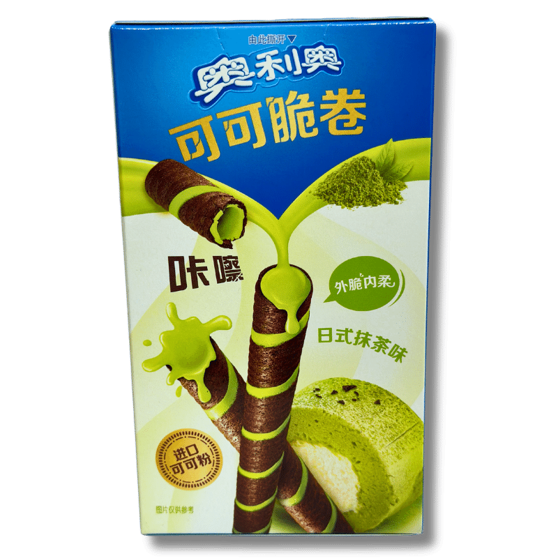 - Oreo Wafer Roll Creamy Matcha -