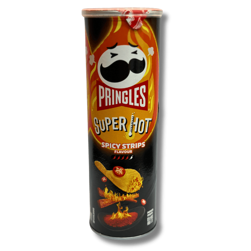- Pringles Chips Super Hot Spicy Strips -