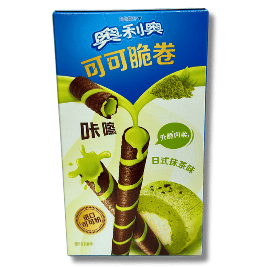 - Oreo Wafer Roll Creamy Matcha -